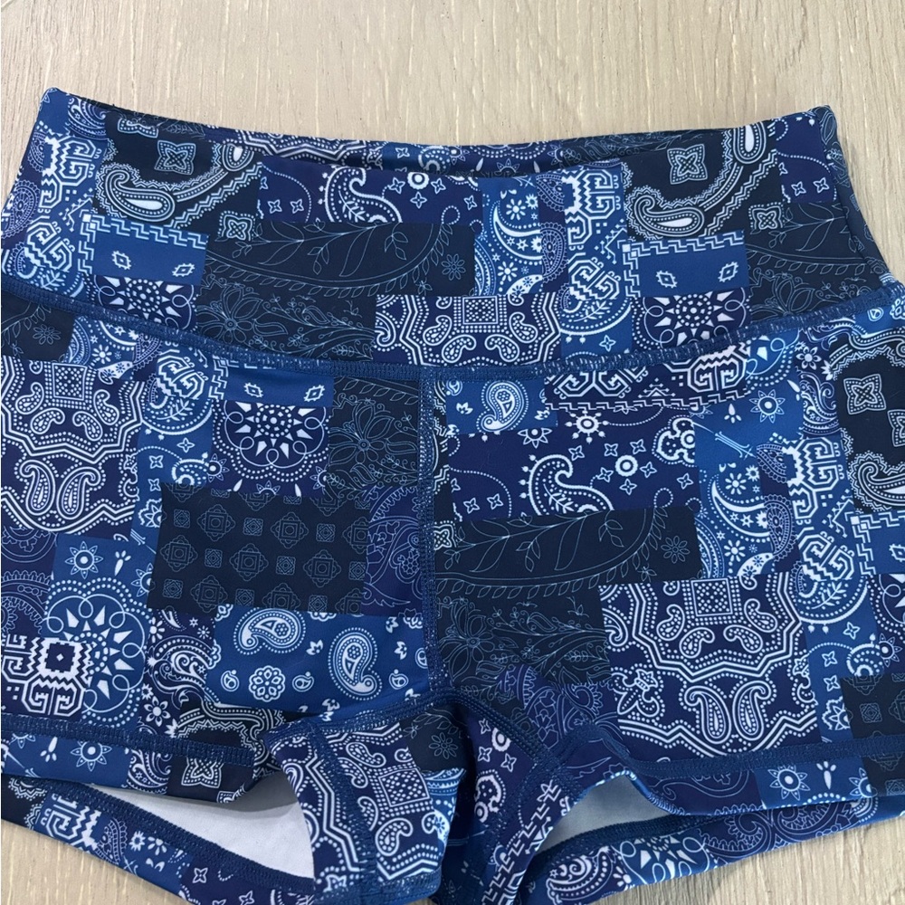 Blue Paisley Women's Shorts